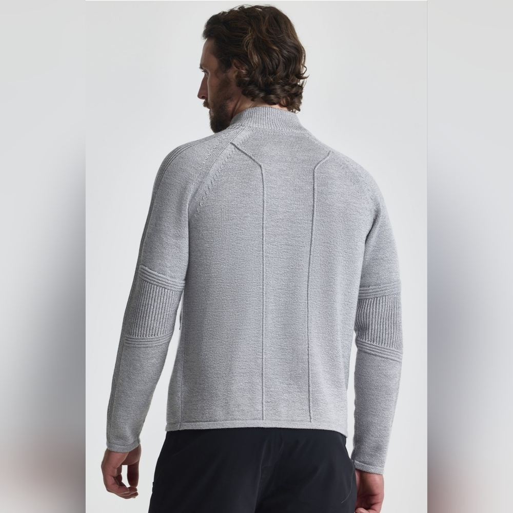 Aether Riley Full Zip Merino Wool Sweater Size Small - Picture 7 of 7